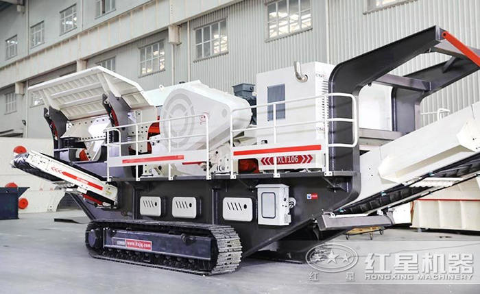 履帶式流動石子機圖 履帶式流動石子機圖
