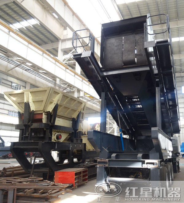 破碎篩分一體機生產車間 破碎篩分一體機生產車間