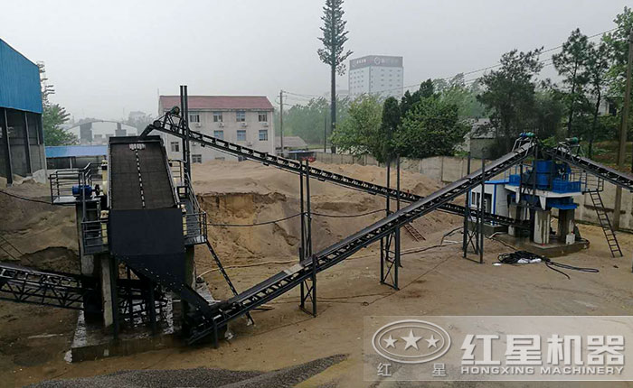 紅砂巖制砂生產線