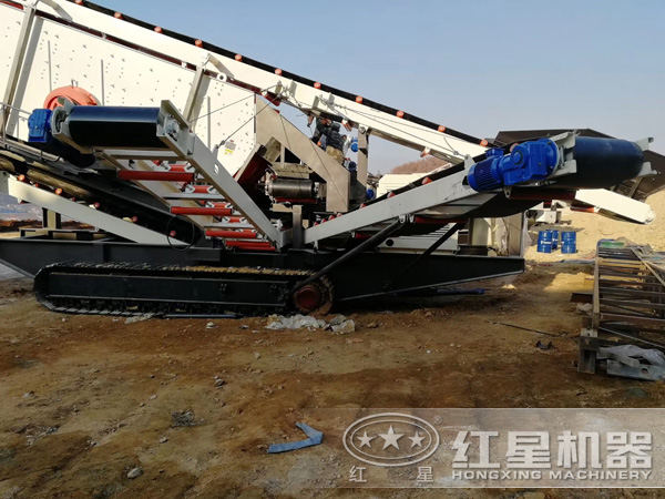 履帶式移動破碎站