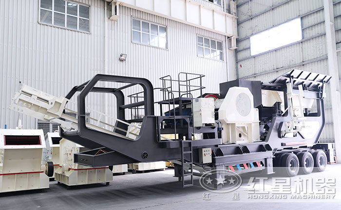 小型石子鄂式破石機廠區