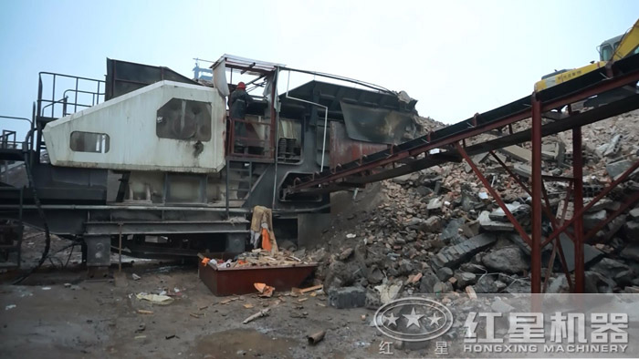 廢棄混凝土破碎