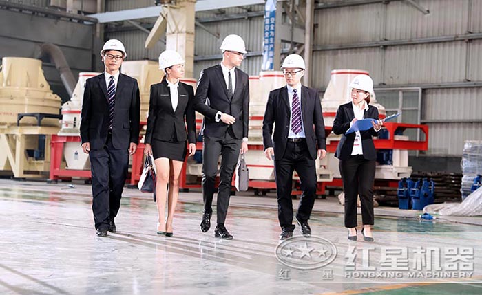 國外友人到紅星廠家實地考察 國外友人到紅星廠家實地考察