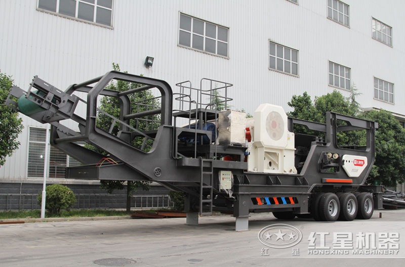 輪胎式移動破碎站