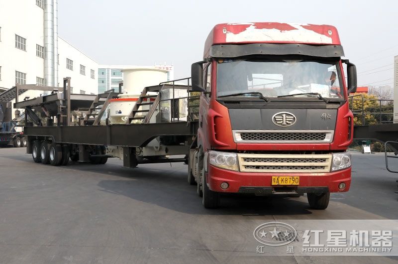 可移動石子機搭載制沙機 可移動石子機搭載制沙機