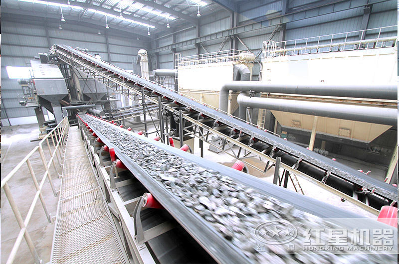 單缸圓錐破碎機(jī)加工物料展示