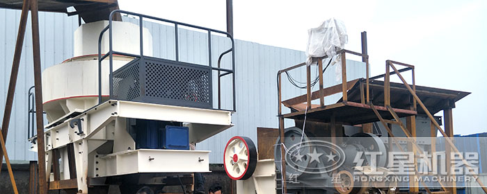 臨溪碎石子制沙現場