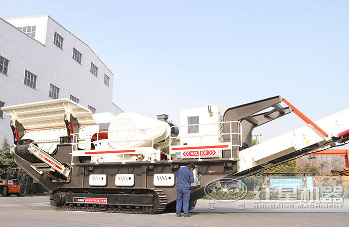 履帶移動破碎機