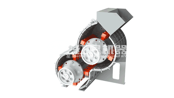 雙級破碎機破碎物料展示