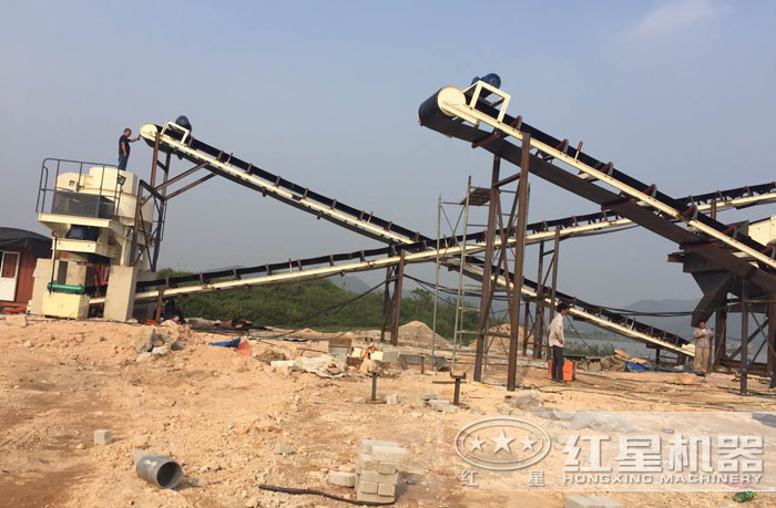 制砂生產線現場