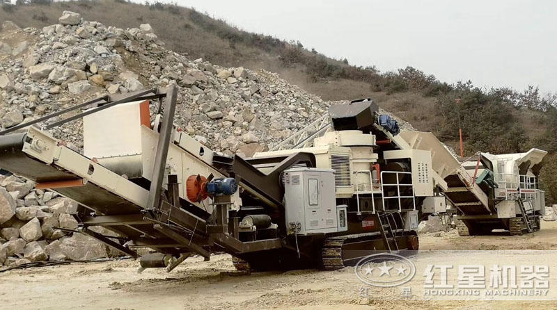 移動破碎站工作現場 移動破碎站工作現場
