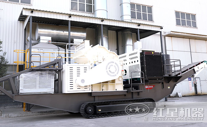 紅星履帶移動磕石機