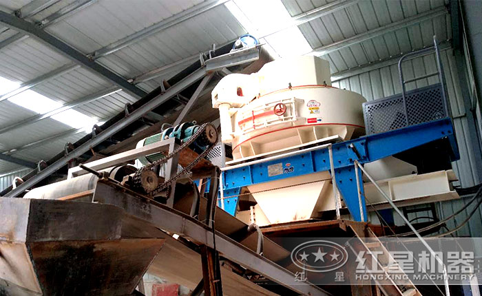 環保制砂機客戶現場