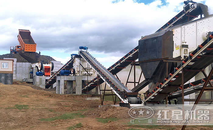 反擊式破碎機現場生產圖 反擊式破碎機現場生產圖