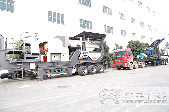 輪胎移動式碎石機