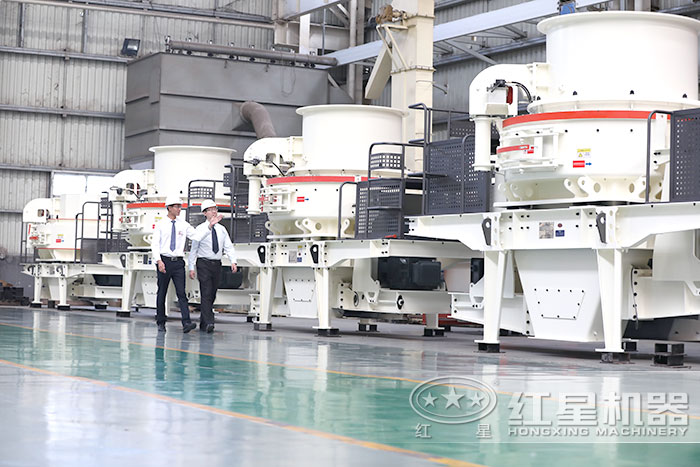 紅星石頭制砂機用戶到場參觀 紅星石頭制砂機用戶到場參觀