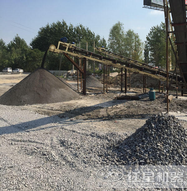 道砟石生產現場