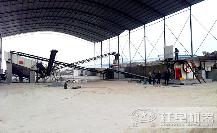 山石碎石機生產線