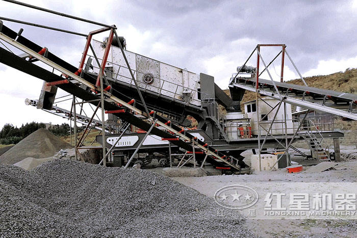 移動(dòng)碎石生產(chǎn)線現(xiàn)場(chǎng) 移動(dòng)碎石生產(chǎn)線現(xiàn)場(chǎng)