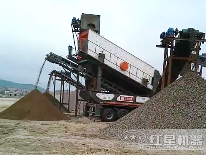 移動破碎機單機作業現場 移動破碎機單機作業現場