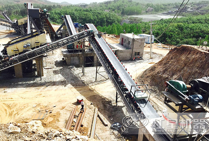 玄武巖破碎生產線