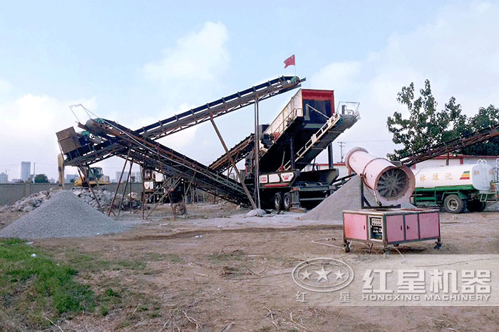 移動制沙作業現場