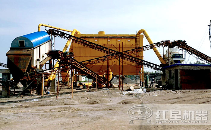 環保石頭碾成沙子的生產線 環保石頭碾成沙子的生產線