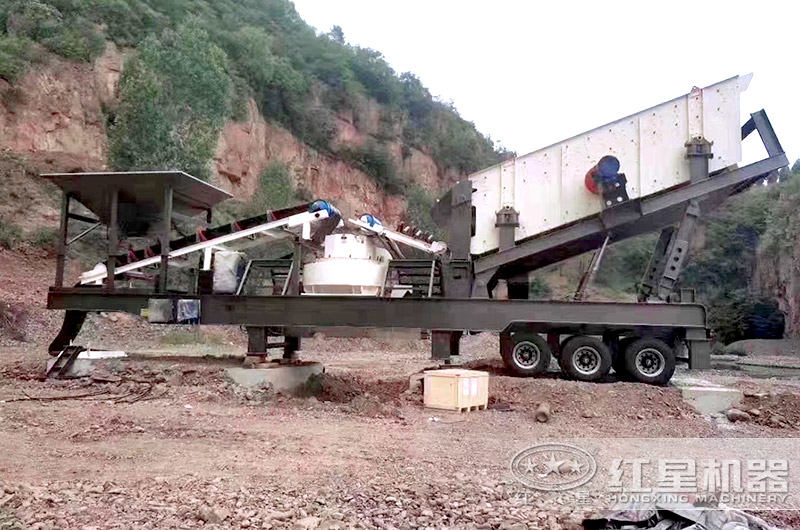 車載移動式制砂機,又叫移動打砂機(搭載VSI制砂機) 車載移動式制砂機,又叫移動打砂機(搭載VSI制砂機)