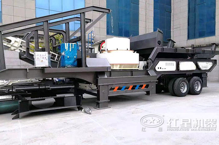 制砂篩分移動粉碎石子機