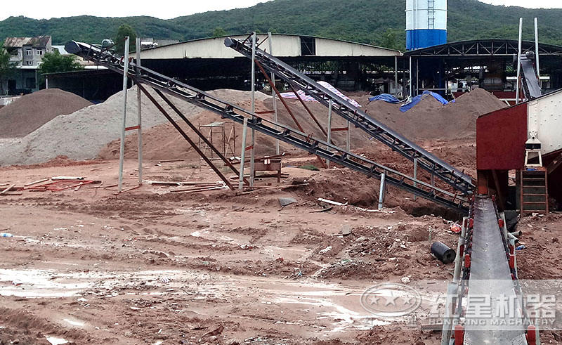 沙石破碎機作業現場 沙石破碎機作業現場