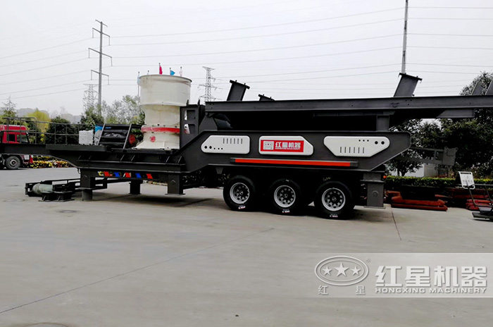 圓錐車載移動粹石機 圓錐車載移動粹石機