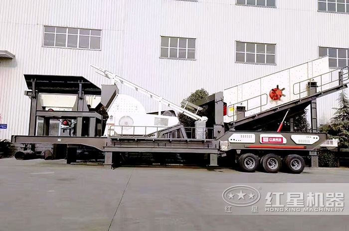 重錘破車載移動粹石機 重錘破車載移動粹石機