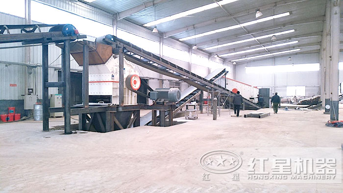 細碎機加工青石