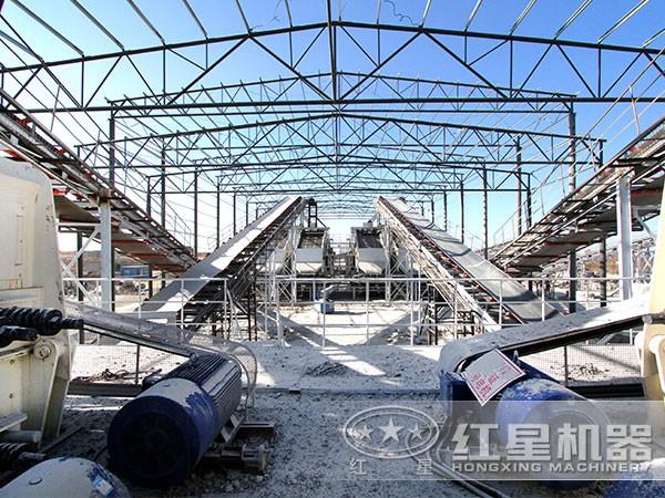 河北石英石加工現場