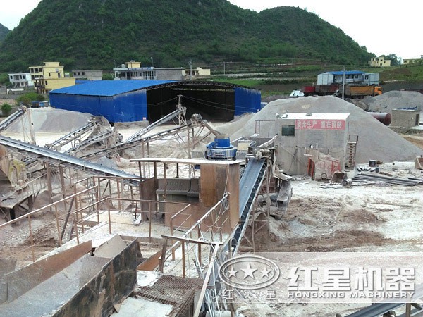 鵝卵石制砂生產(chǎn)線