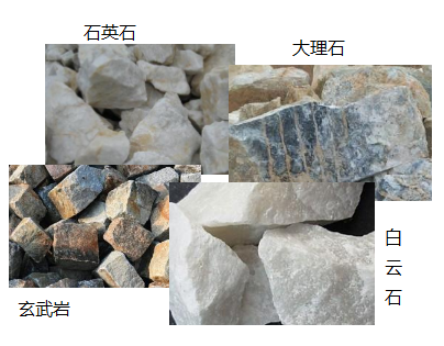 多種硬石料拼圖