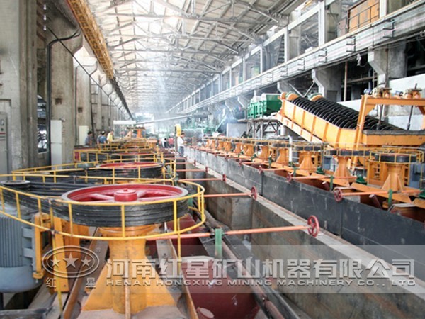 鉬礦選礦生產線流程